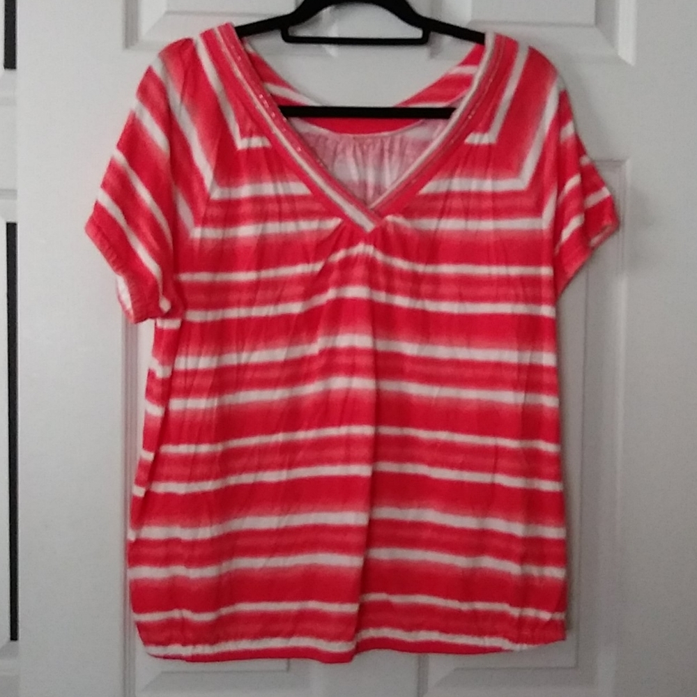 Lane Bryant pretty orange blouse